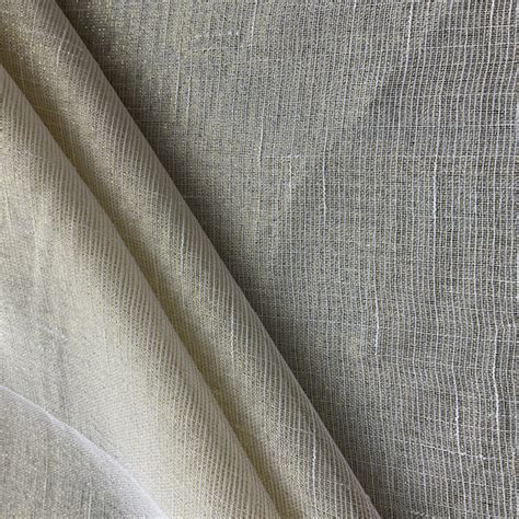 linen sheer metallic fabric|sheer fabric for home decor.